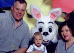 Sammy with Easter Bunny