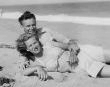 John and Dot on the beach