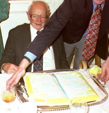 Dad and birthday cake