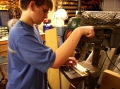 Ricky at Drill Press